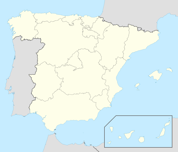Mapa de España con comunidades autónomas, Baleares y recuadro de Canarias